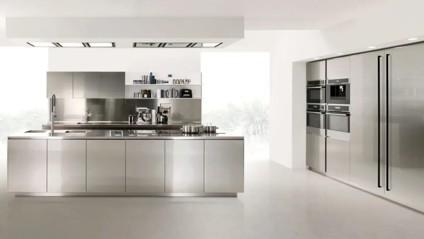 Cucine in acciaio: un tocco di classe in casa