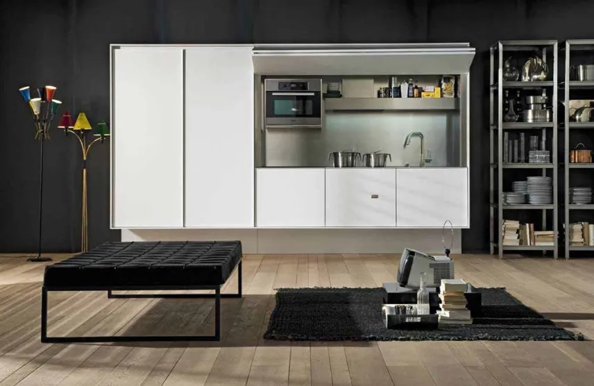 Cucina a scomparsa lineare On/off Boffi