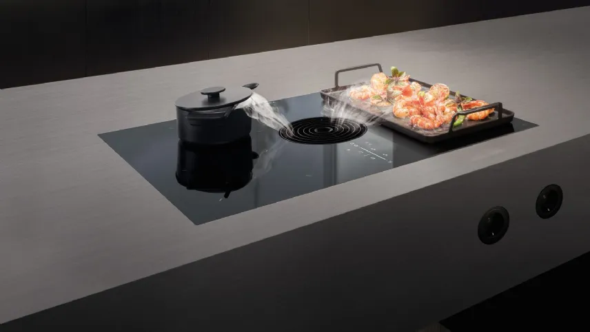 Bora M Pure - Piano a induzione con cappa integrata