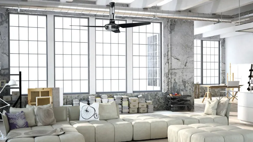 Vortice - Nordik Air Design 180-29: ventilatore da soffitto con luce