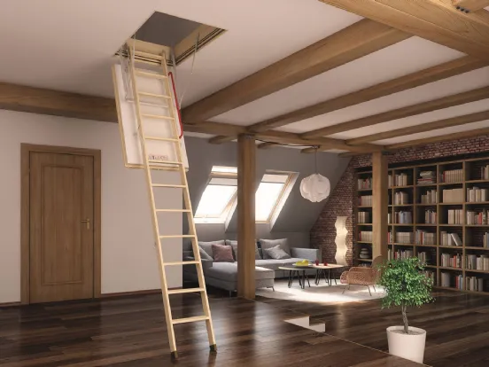 scala in legno