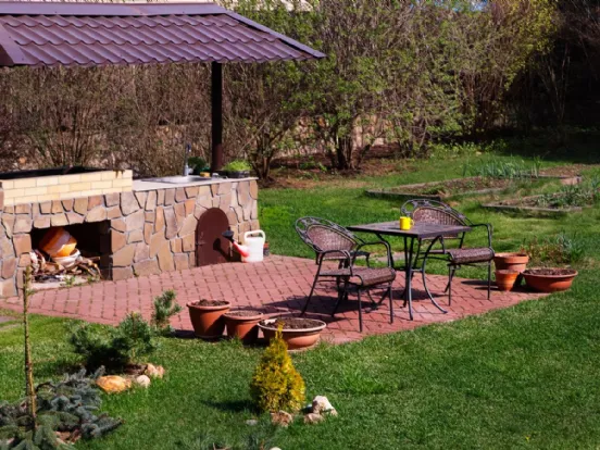 Barbecue fai da te in muratura