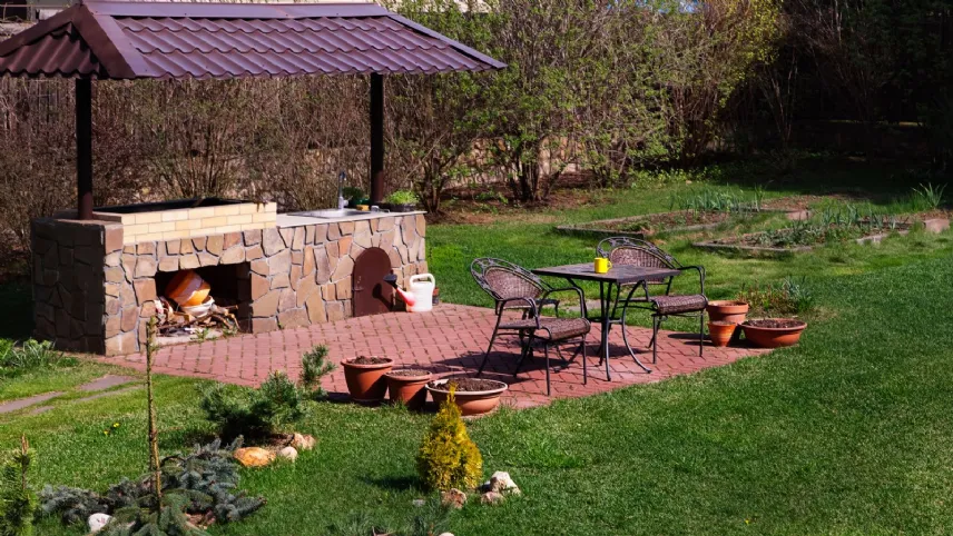 Barbecue fai da te in muratura