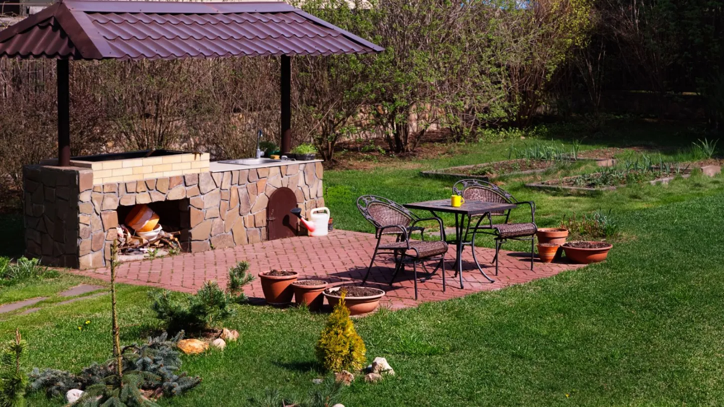 Barbecue fai da te in muratura