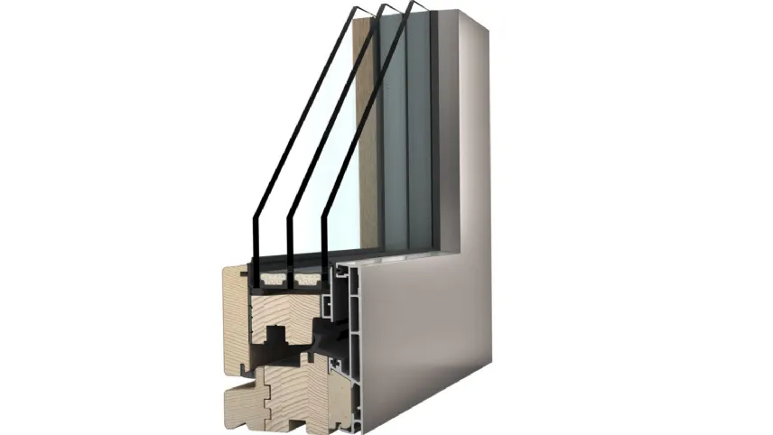 Finestra in Legno e Allumino HF 520 di Internorm
