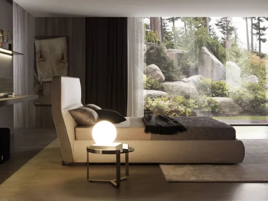 MisuraEmme - Il letto Cosy interpreta la semplicità con linee dinamiche