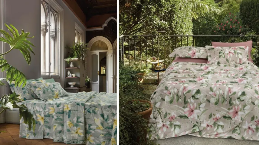 Somma 1867 - Collezione Flora: percalle di puro cotone