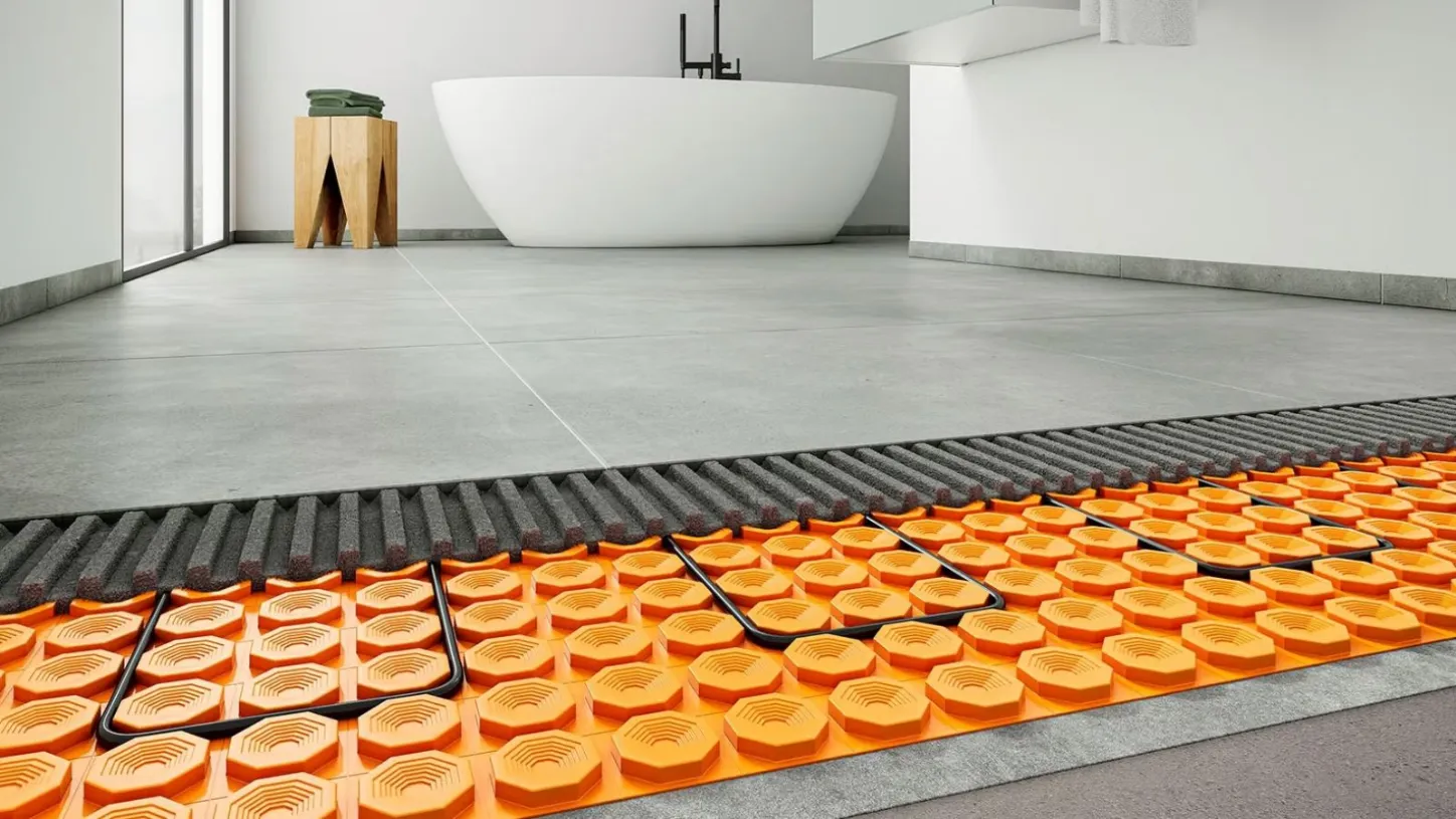 Schlüter®-DITRA-HEAT di Schlüter-Systems, utilizzabile sia a pavimento che a  parete