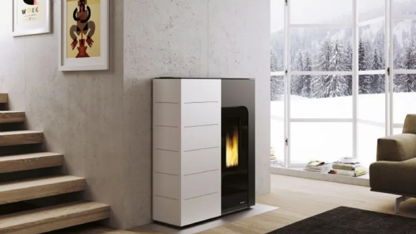Stufa a pellet Ecofire Ginger Idro di Palazzetti