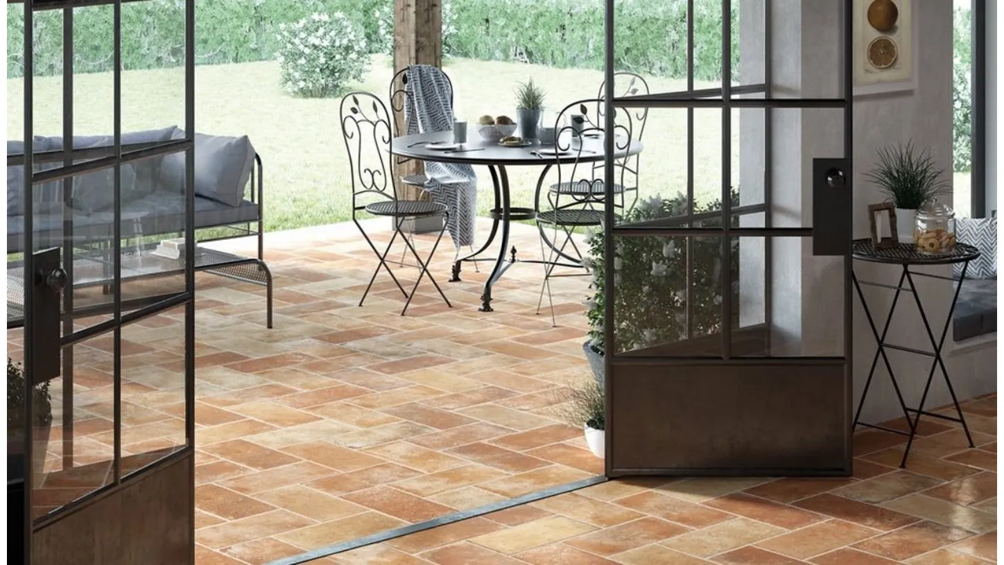 Piastrelle effetto cotto - collezione Tuscany by Ceramica Rondine