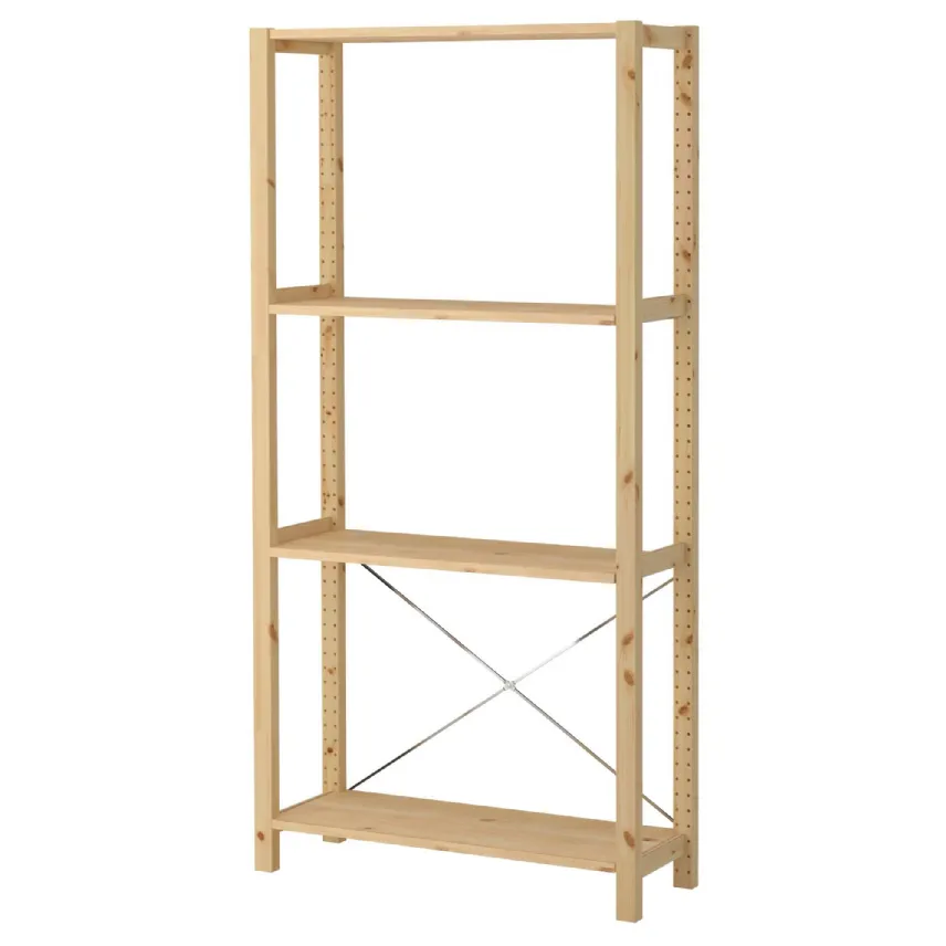 Ikea scaffali legno