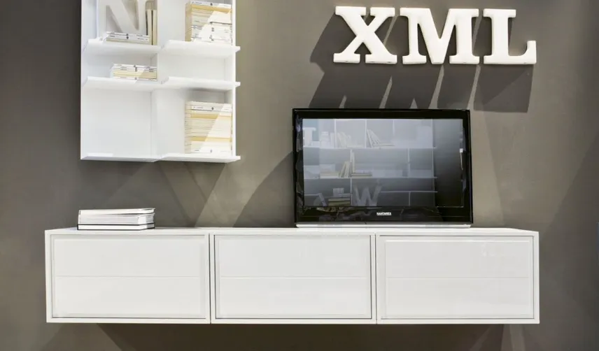 Mobile TV componibile Krea di Pacini&Cappellini
